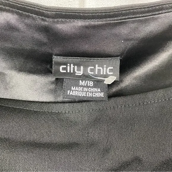 City Chic Black Wildfire Jumpsuit Sz.M(18) NWT